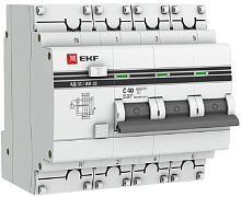 Автомат дифференциального тока АВДТ EKF PROxima АД-32 4п 40А 100мА 4,5кА C тип AC картинка